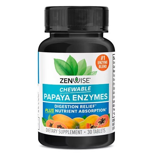 Chewable Papaya Enzymes - 30 tablets