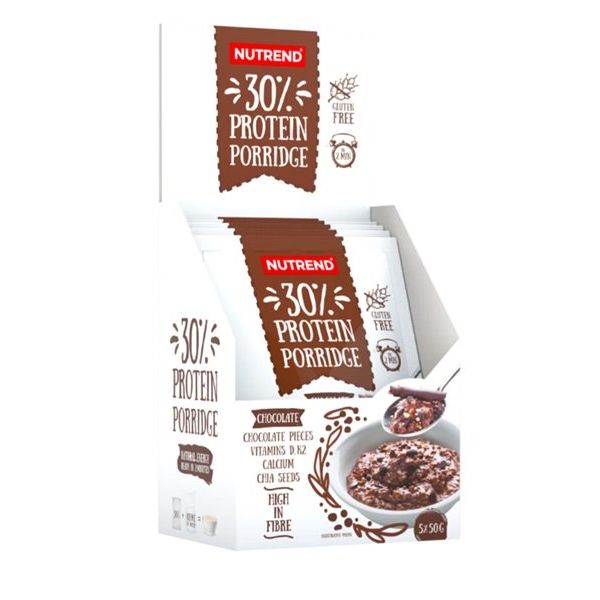 30% Protein Porridge, Chocolate - 5 x 50g