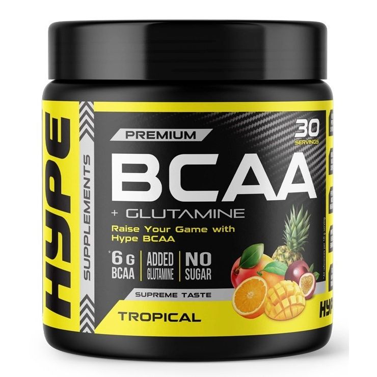 BCAA + Glutamine, Tropical - 300 grams