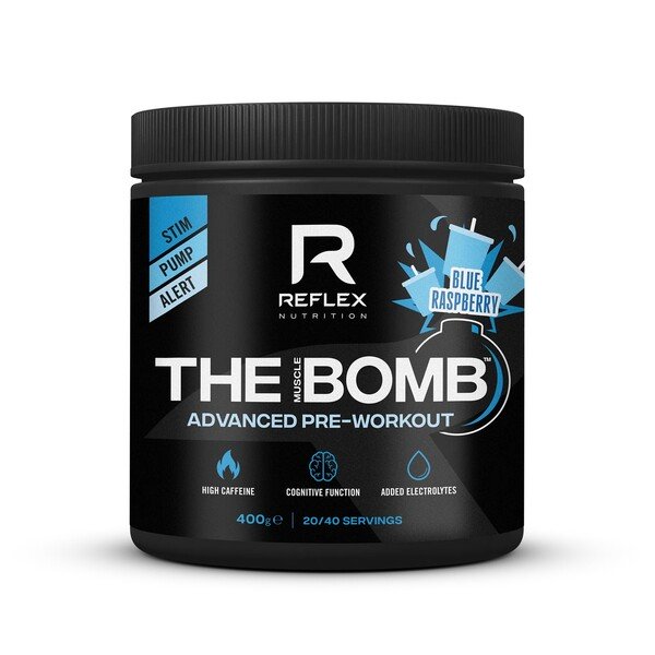 The Muscle Bomb, Blue Raspberry - 400 grams