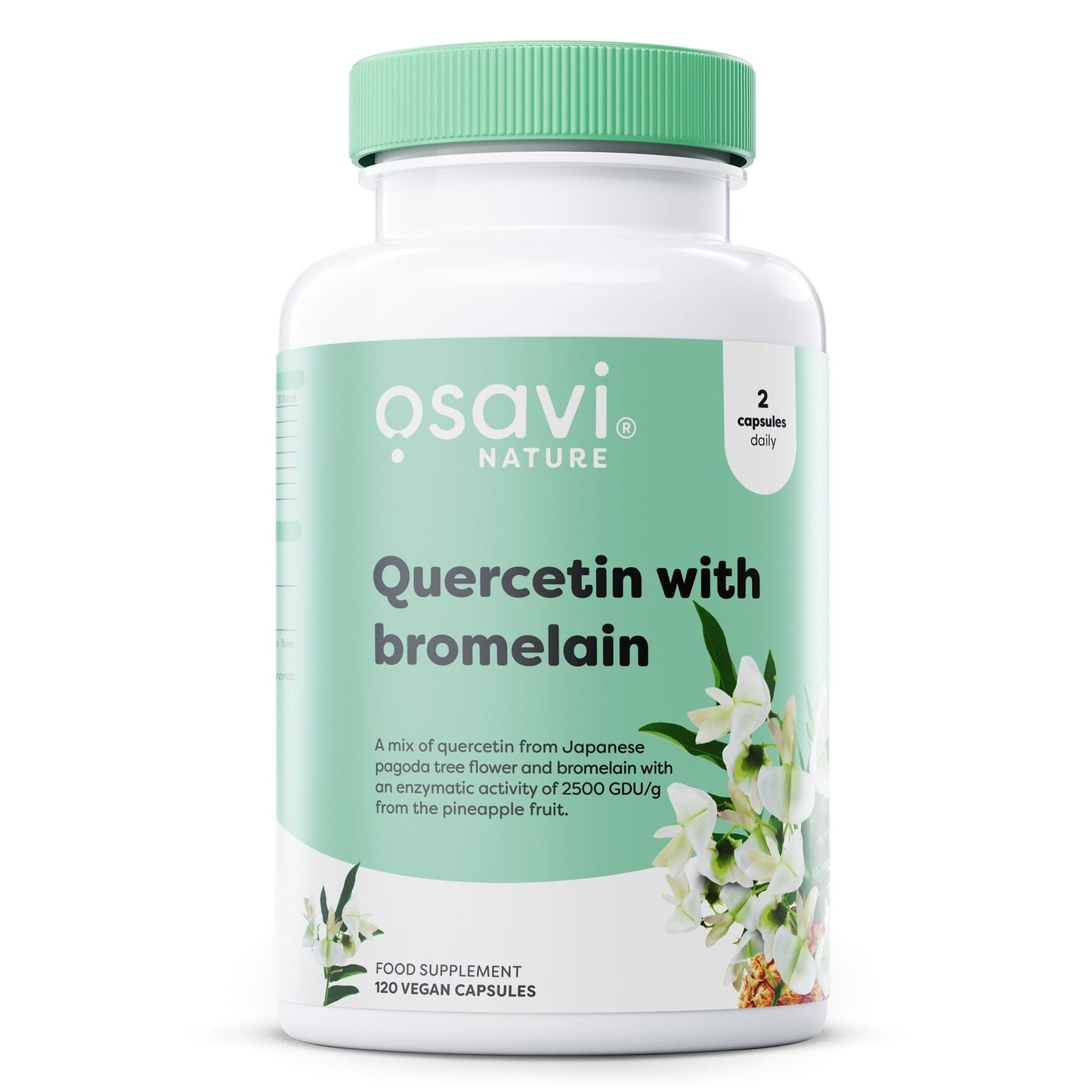 Quercetin with Bromelain - 120 vegan caps