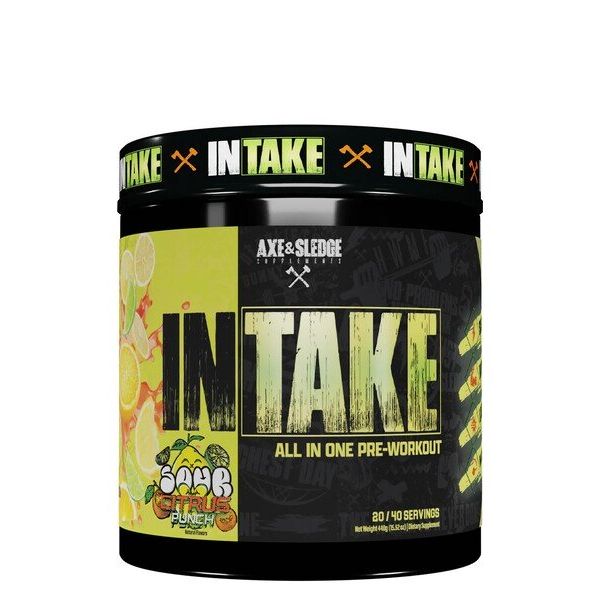 Intake All in One Pre-Workout, Sour Citrus Punch - 440 grams