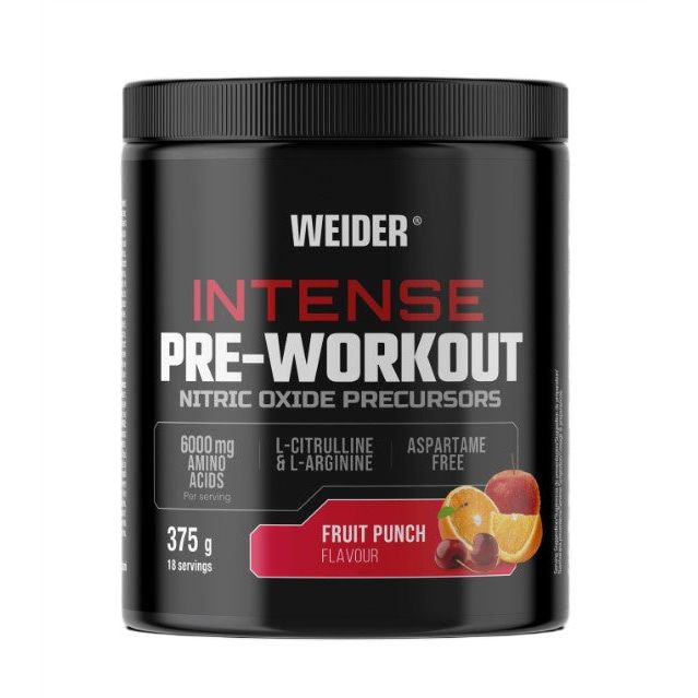 Intense Pre-Workout, Fruit Punch - 375 grams