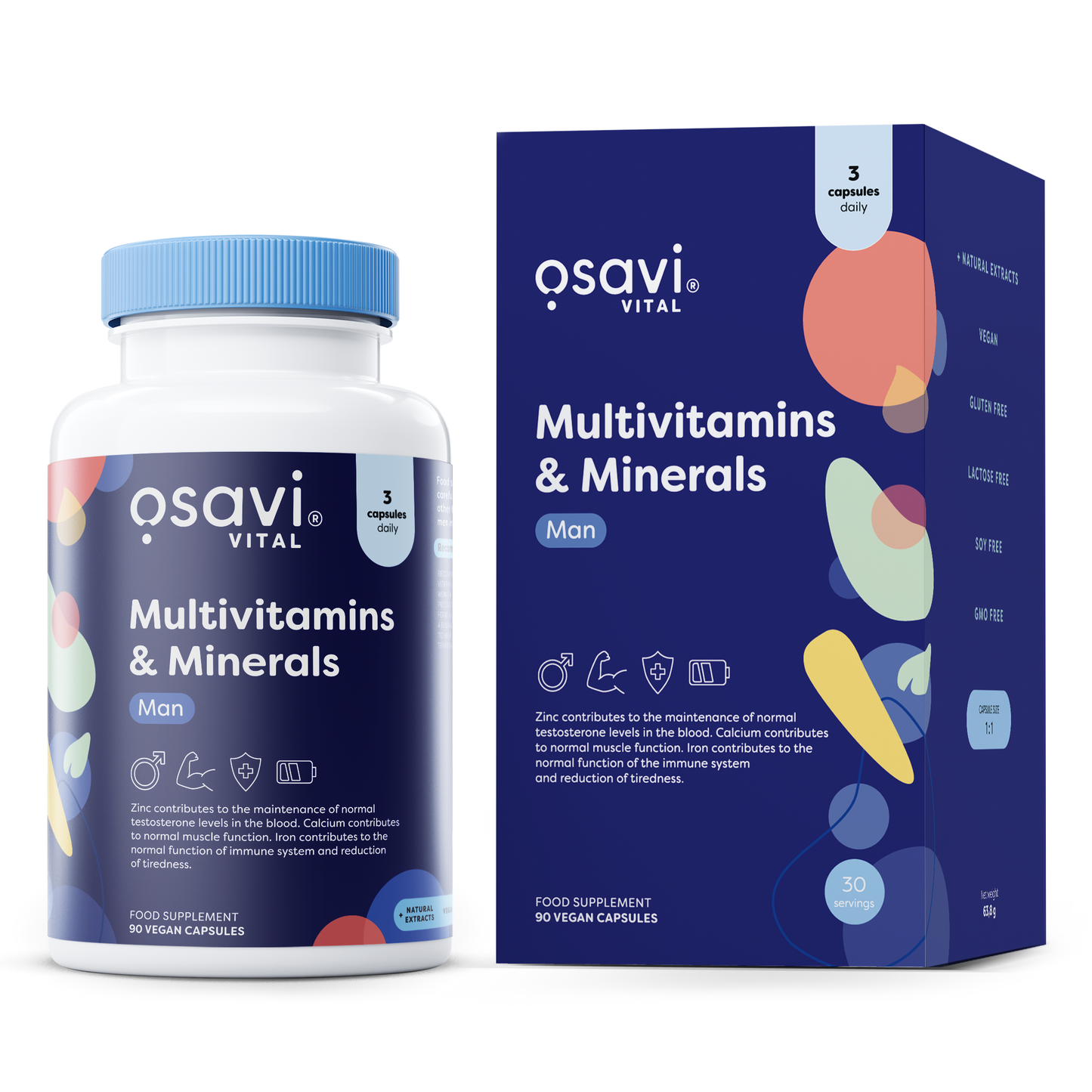 Multivitamins & Minerals Man - 90 vegan caps