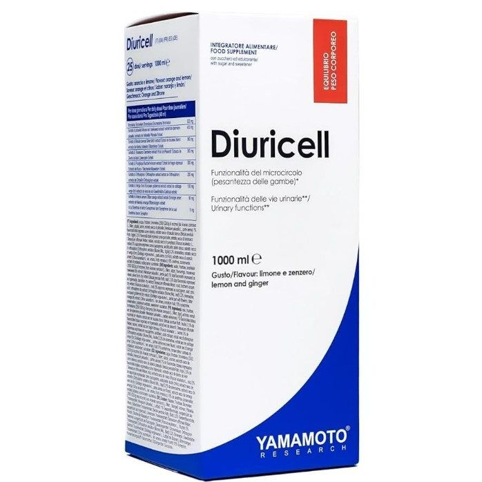 Diuricell, Lemon Ginger - 1000 ml.