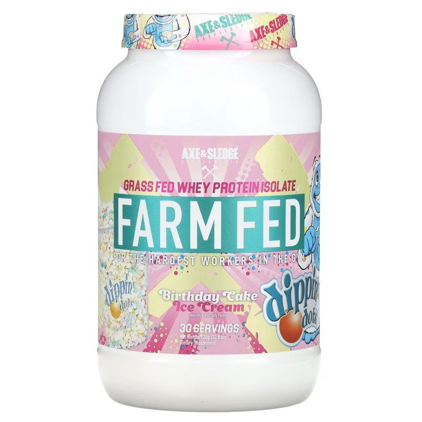 Farm Fed, Dippin' Dots Birthday Cake Ice Cream - 930 grams