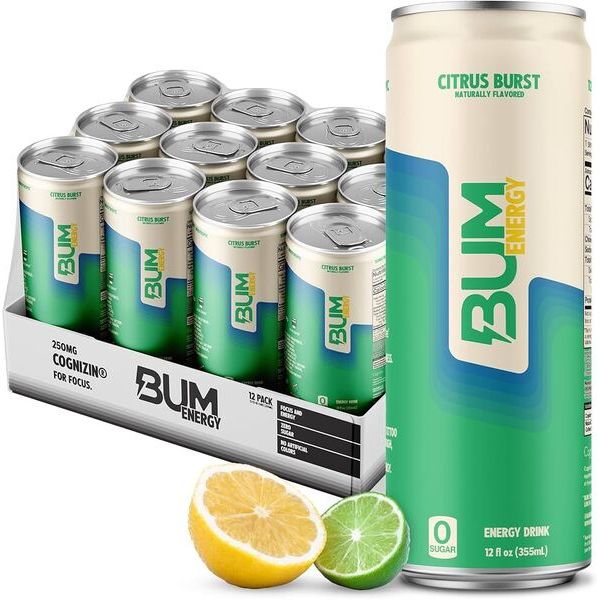 Bum Energy, Citrus Burst - 12 x 355 ml.