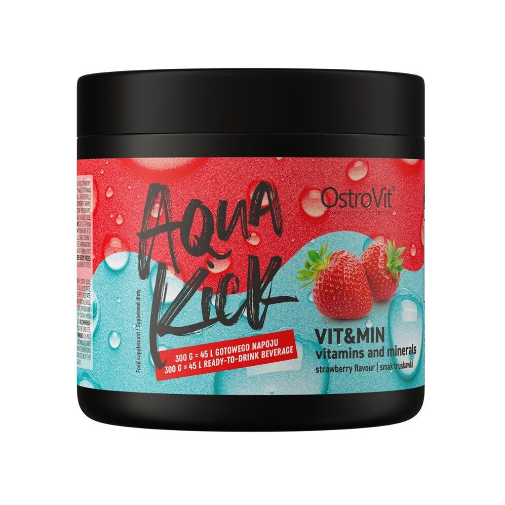 Aqua Kick Vit&Min, Strawberry - 300 grams