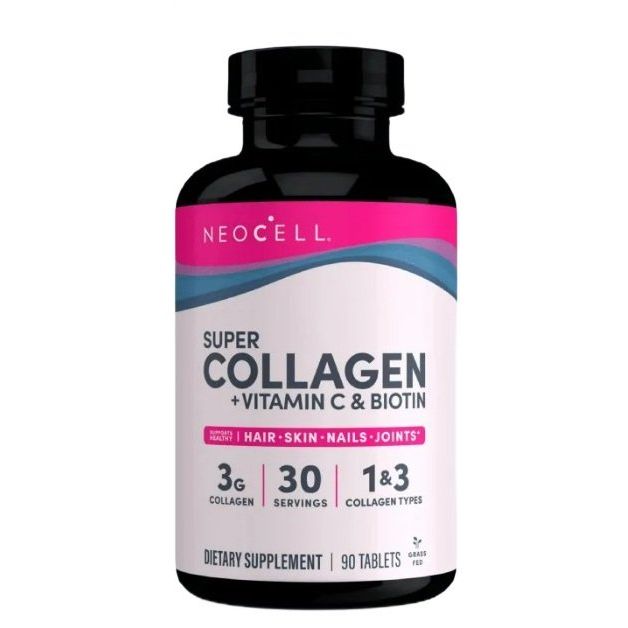 Super Collagen + Vitamin C & Biotin - 90 tablets