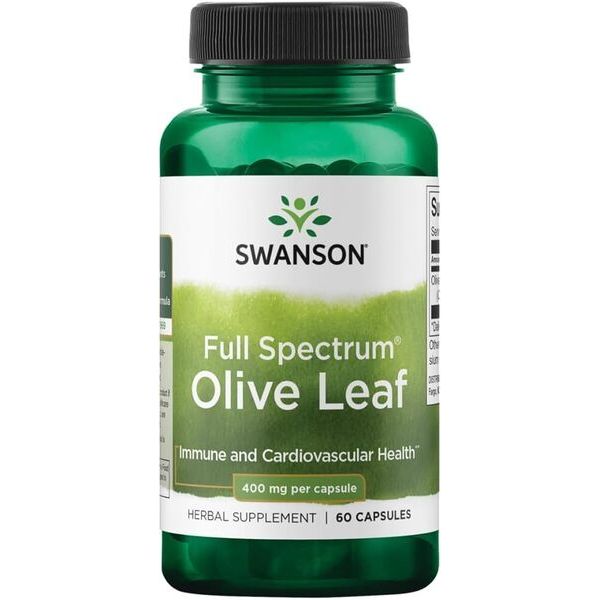 Full Spectrum Olive Leaf, 400mg - 60 caps