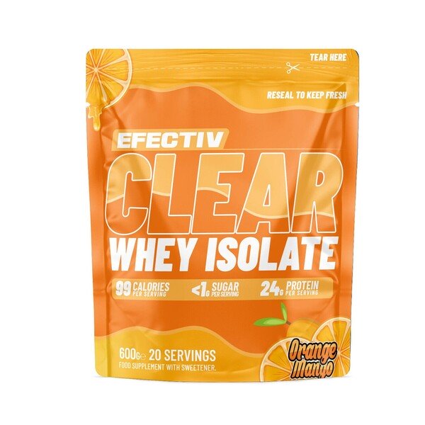 Clear Whey Isolate, Orange Mango - 600 grams