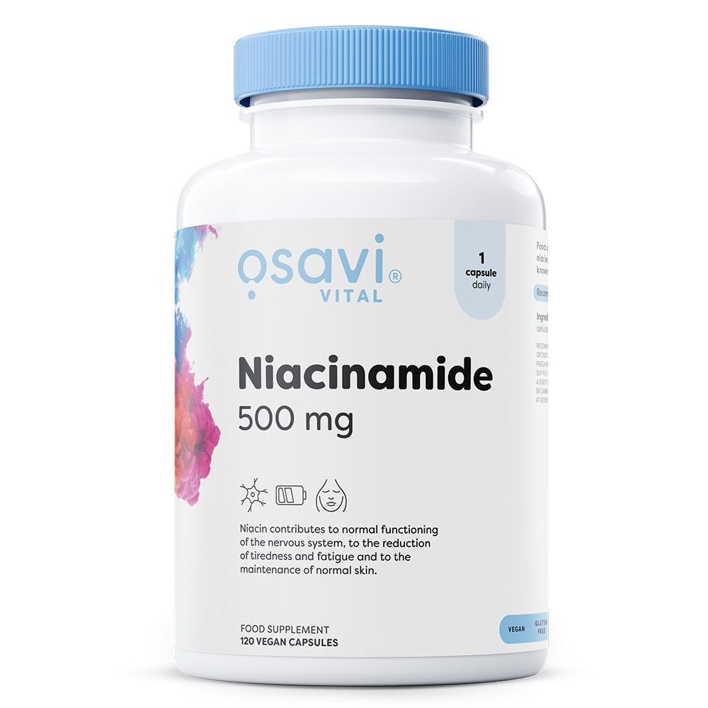 Niacinamide, 500mg - 120 vegan caps