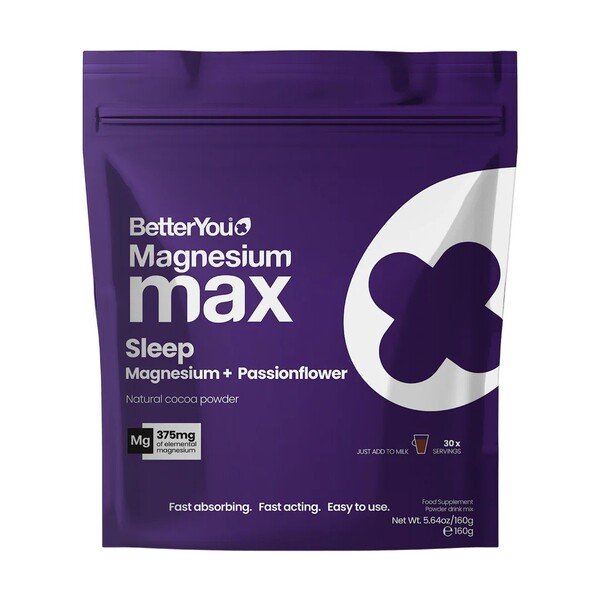 Magnesium Max Sleep, Natural Cocoa - 160 grams