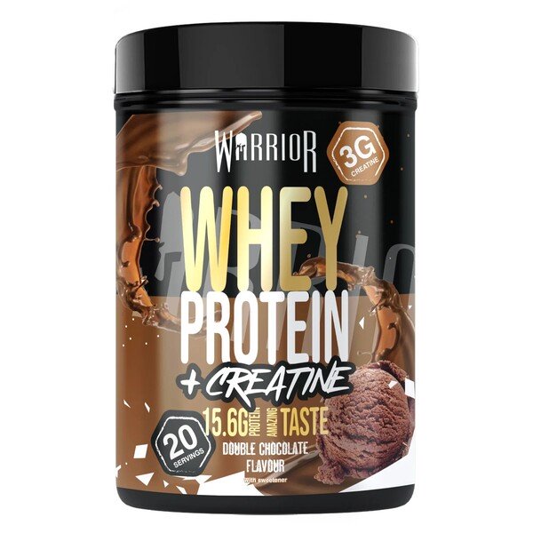 Whey Protein + Creatine, Double Chocolate - 500 grams