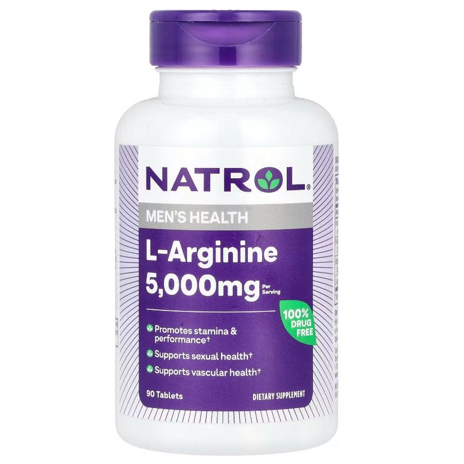 L-Arginine, 5000mg - 90 tablets
