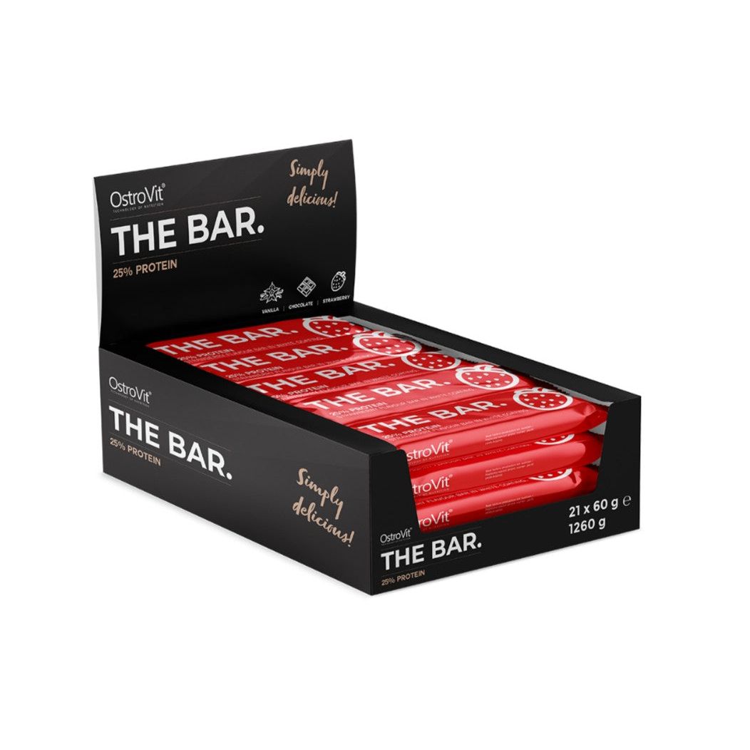 The Bar 25% Protein, Strawberry - 21 x 60g