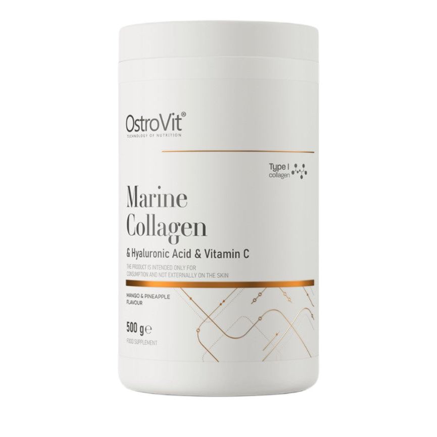 Marine Collagen & Hyaluronic Acid & Vitamin C, Mango & Pineapple - 500 grams