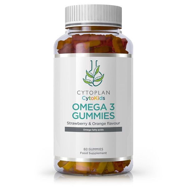 Kid's Omega 3 Gummies, Strawberry & Orange - 60 gummies