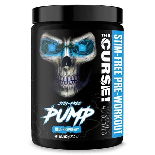 The Curse! Stim-Free Pump, Blue Raspberry - 572 grams