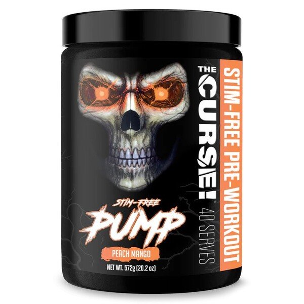 The Curse! Stim-Free Pump, Peach Mango - 572 grams