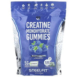 Creatine Monohydrate Gummies, Blue Raspberry - 120 gummies