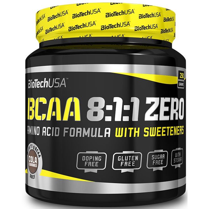 BCAA 8:1:1 Zero, Blue Raspberry - 250 grams