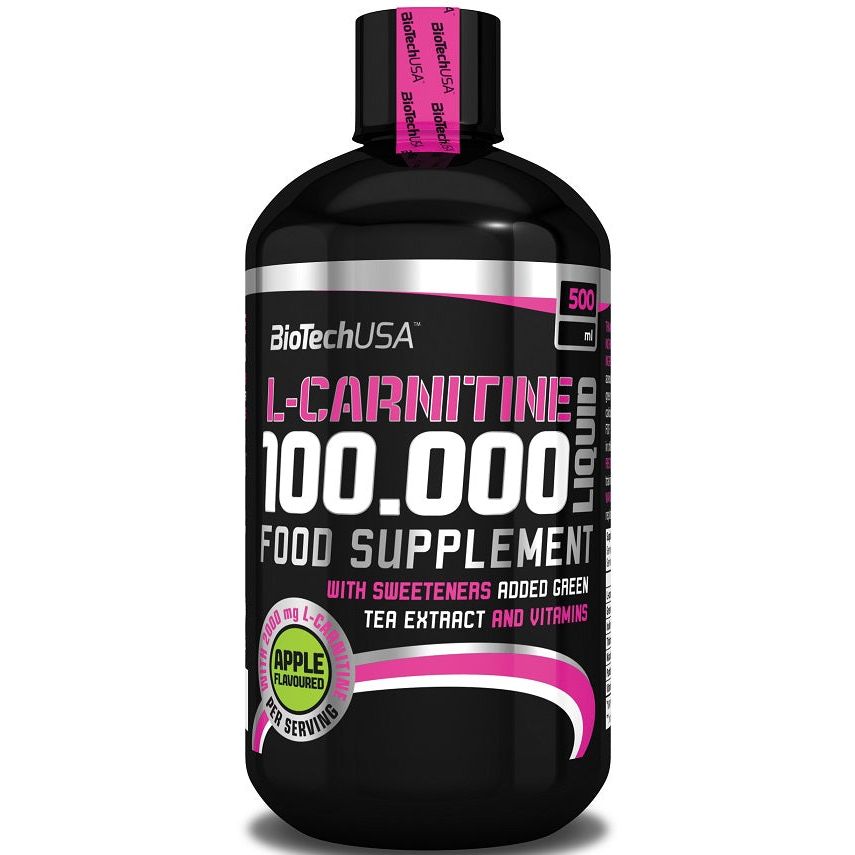 L-Carnitine 100.000, Apple - 500 ml.