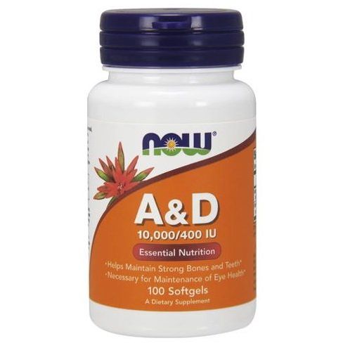 Vitamin A & D, 10000/400 IU - 100 softgels