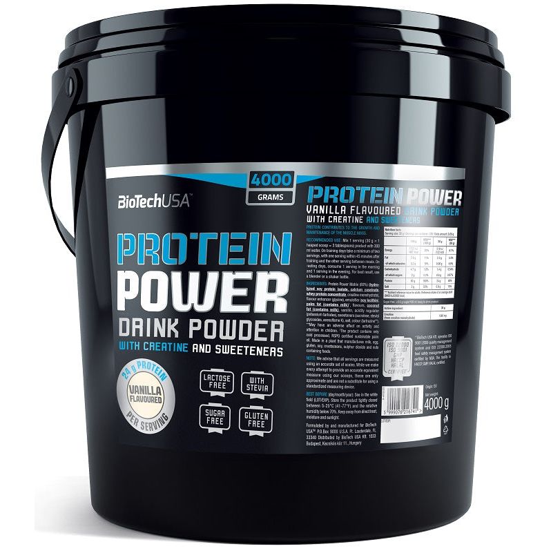 Protein Power, Vanilla - 4000 grams