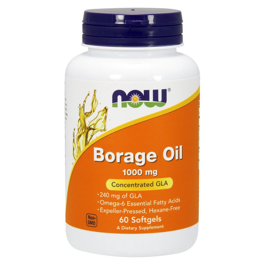Borage Oil, 1000mg - 60 softgels