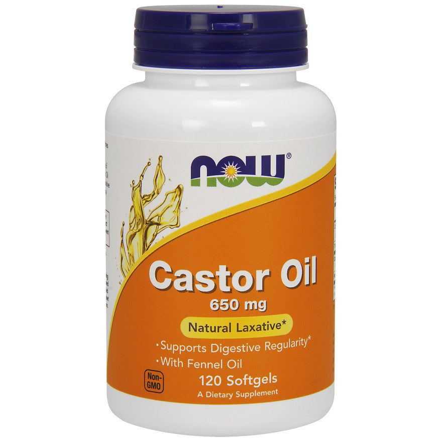 Castor Oil, 650mg - 120 softgels