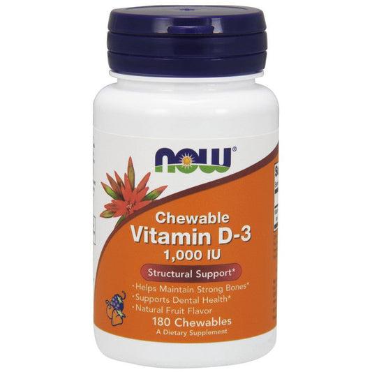 Vitamin D-3, 1000 IU (Chewable) - 180 chewables