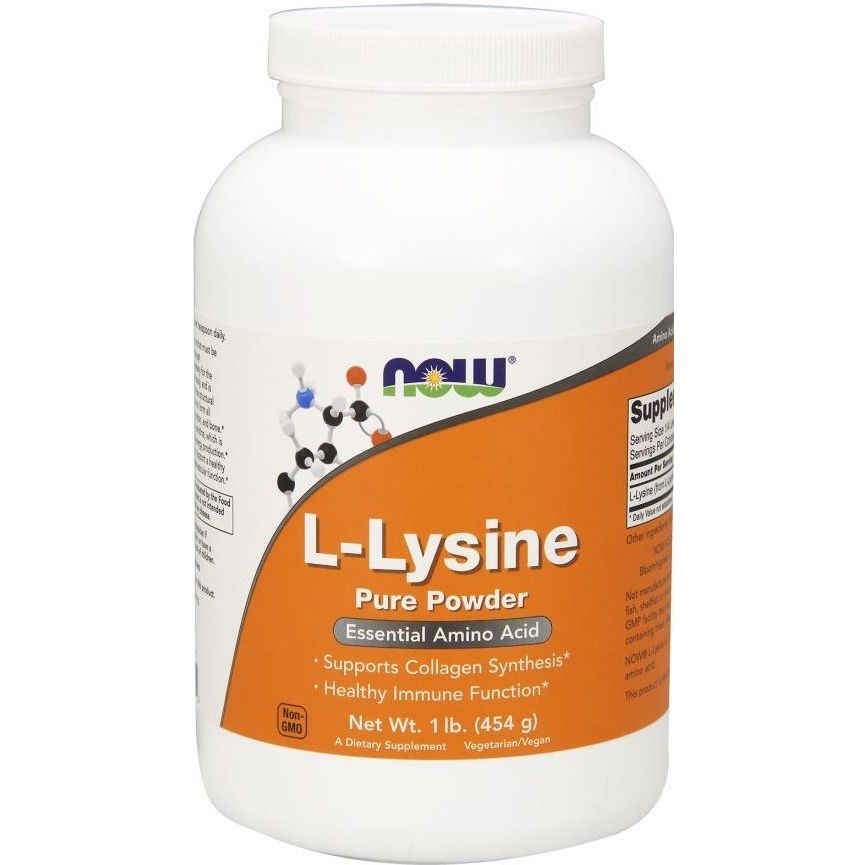 L-Lysine, 1000mg (Powder) - 454 grams