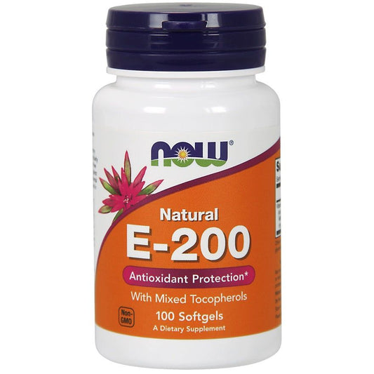 Vitamin E-200 - Natural (Mixed Tocopherols) - 100 softgels