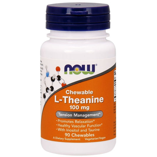 L-Theanine with Inositol and Taurine, 100mg - 90 chewables