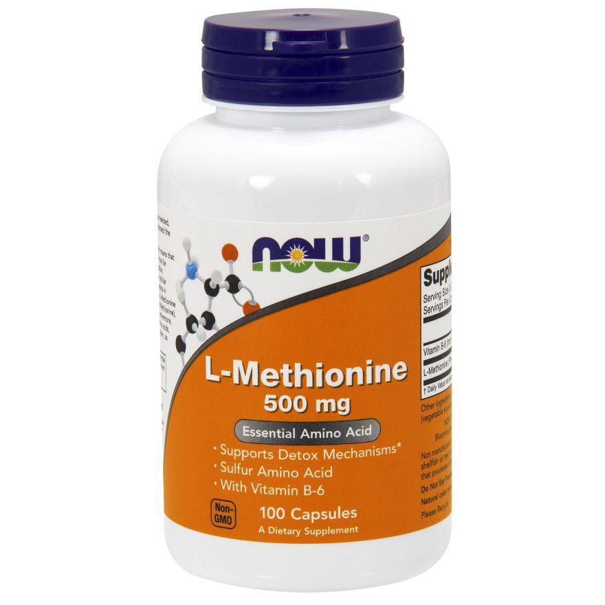 L-Methionine, 500mg - 100 caps