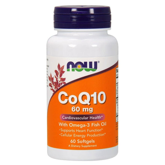 CoQ10 with Omega-3, 60mg - 60 softgels