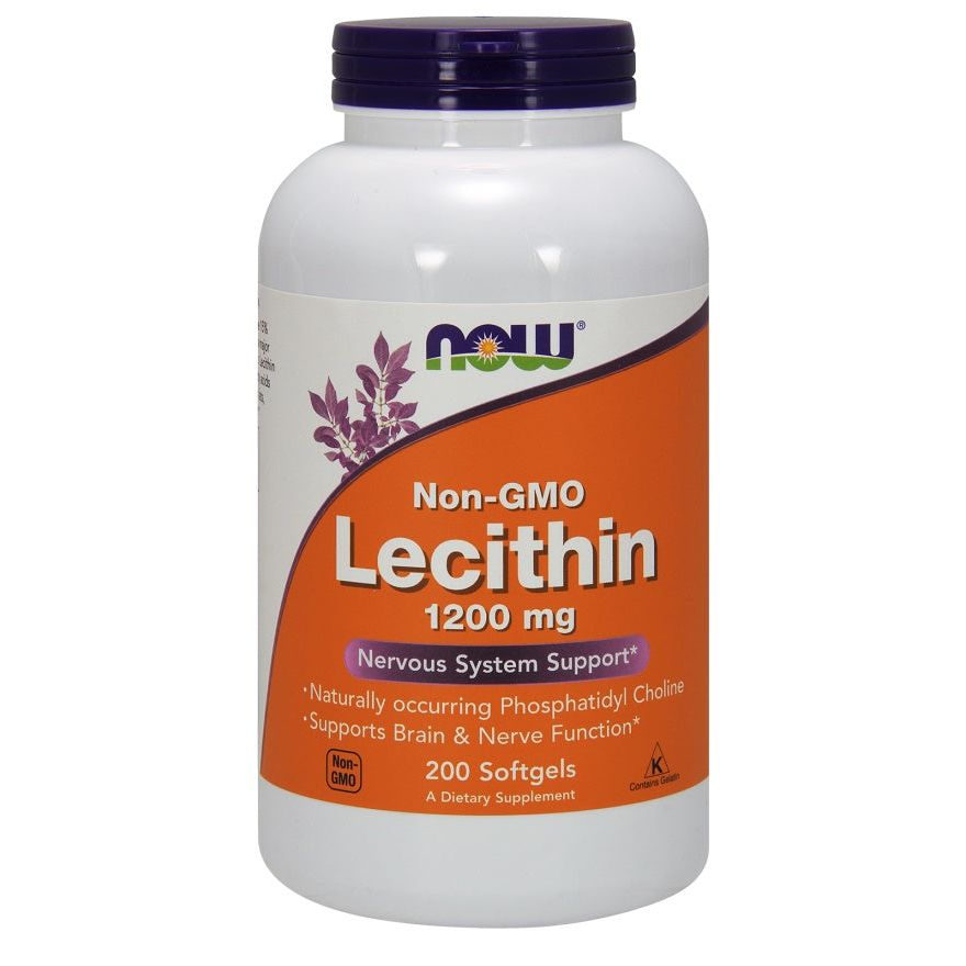 Lecithin, 1200mg Non-GMO - 200 softgels