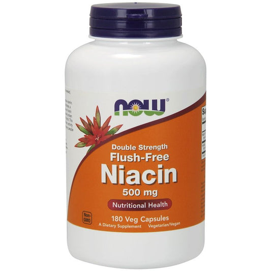Niacin Flush-Free, 500mg (Double Strength) - 180 vcaps