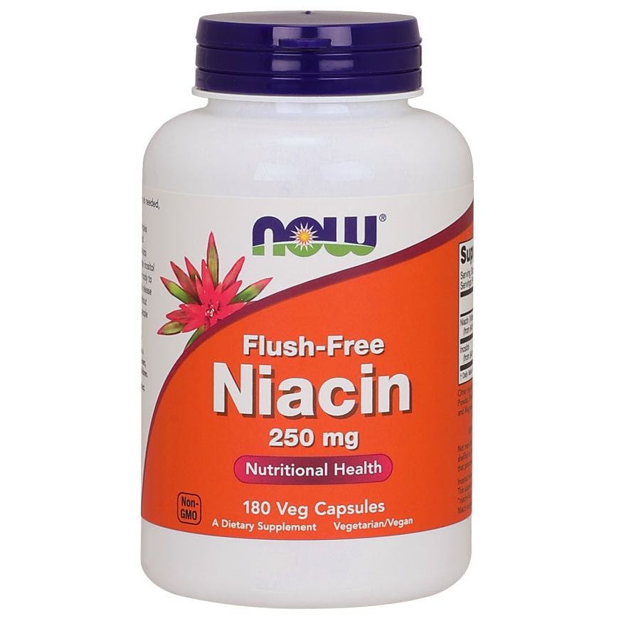 Niacin Flush-Free, 250mg - 180 vcaps