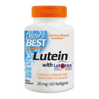Lutein with Lutemax, 20mg - 60 softgels