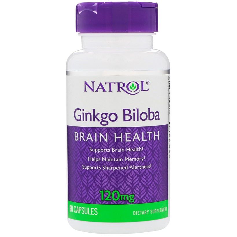 Ginkgo Biloba, 120mg - 60 caps