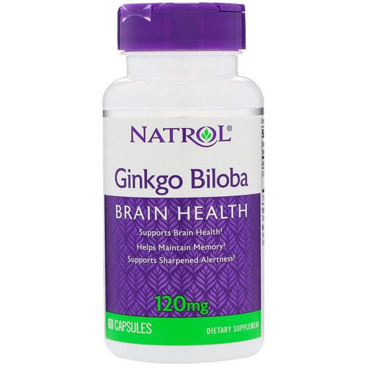Ginkgo Biloba, 120mg - 60 caps