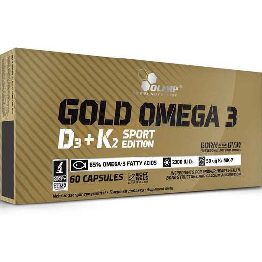 Gold Omega 3 D3 + K2 Sport Edition - 60 caps