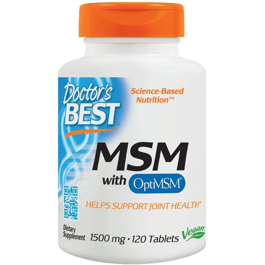 MSM with OptiMSM Vegan, 1500mg - 120 tablets