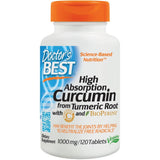 High Absorption Curcumin From Turmeric Root with C3 Complex & BioPerine, 1000mg - 120 tablets
