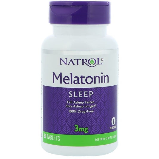 Melatonin, 3mg - 60 tablets