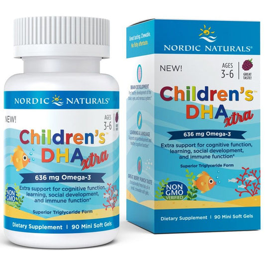Children's DHA Xtra Fish Oil, 636mg Berry Punch - 90 mini softgels