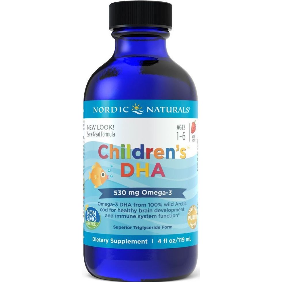 Children's DHA, 530mg Omega-3 Strawberry (EAN 768990567803) - 119 ml.
