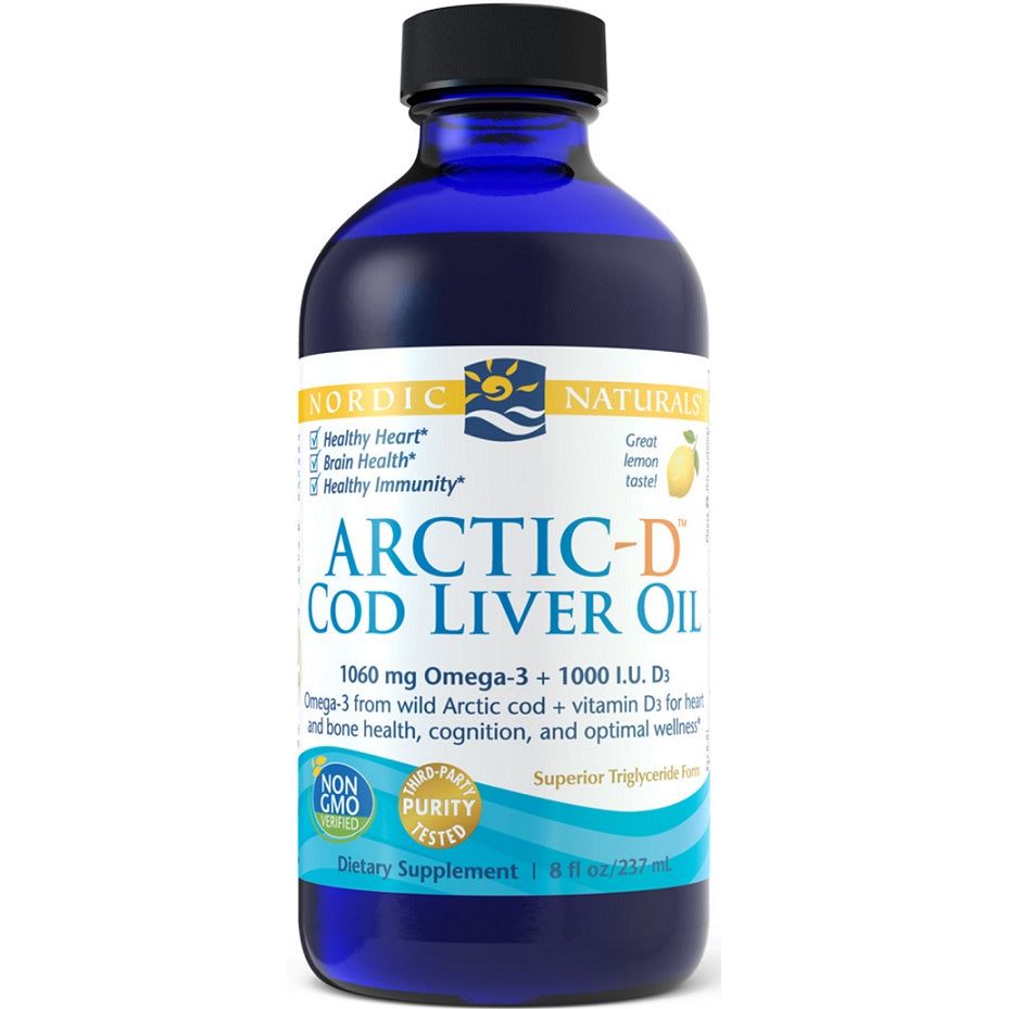 Arctic-D Cod Liver Oil, Lemon - 237 ml.